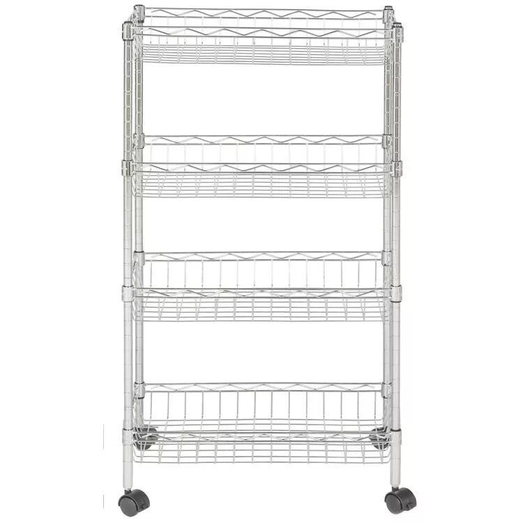 Mario 4 Tier Wire Basket Rack
