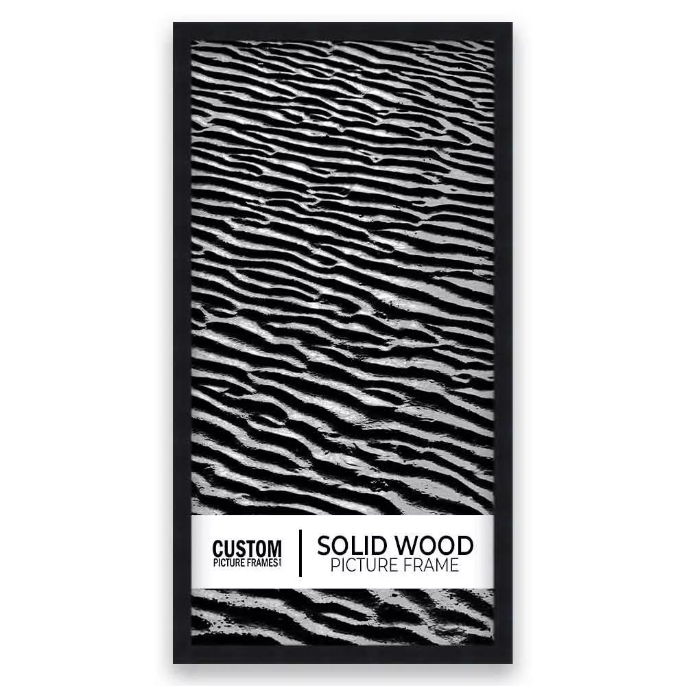 Matte Black Panoramic Picture Frame