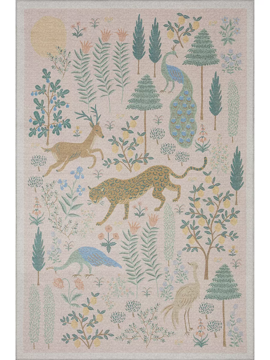 Menagerie MEN01 Blush 18" x 18" Sample Rug