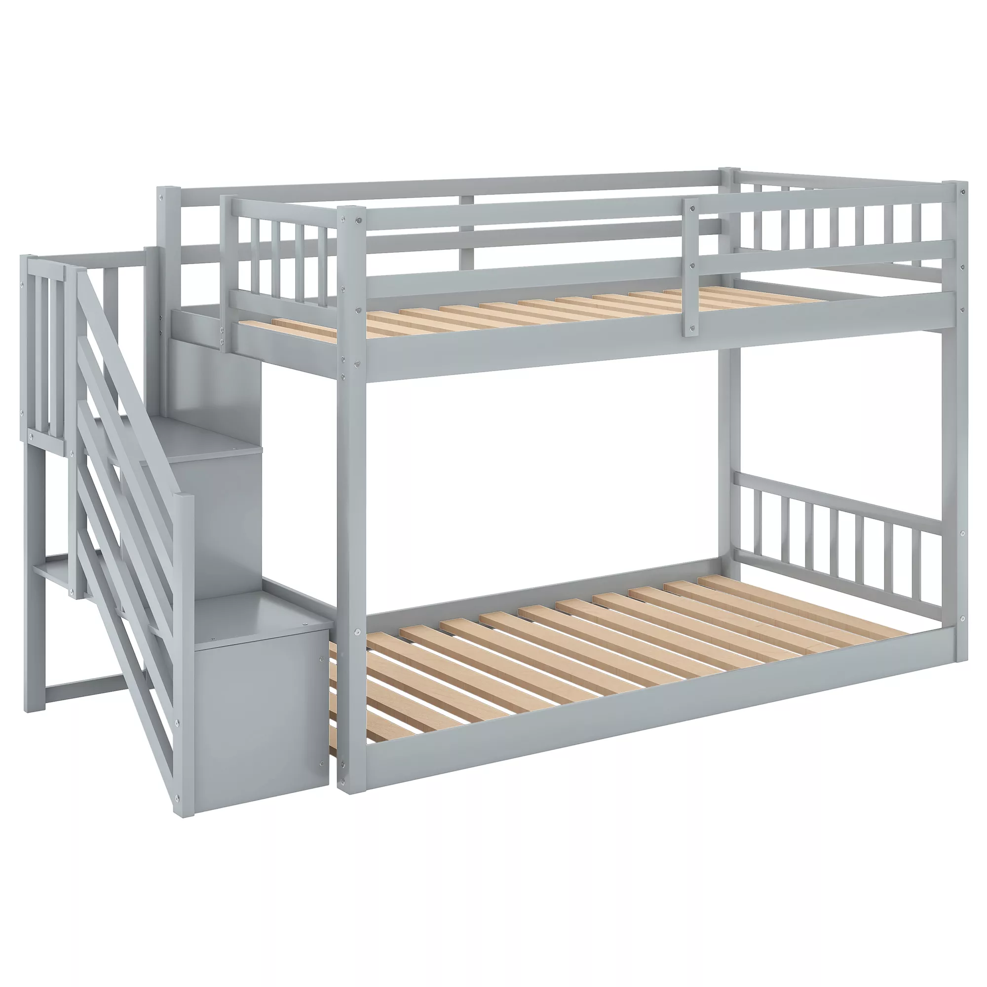 Merax Bunk Bed Ladder with Storage