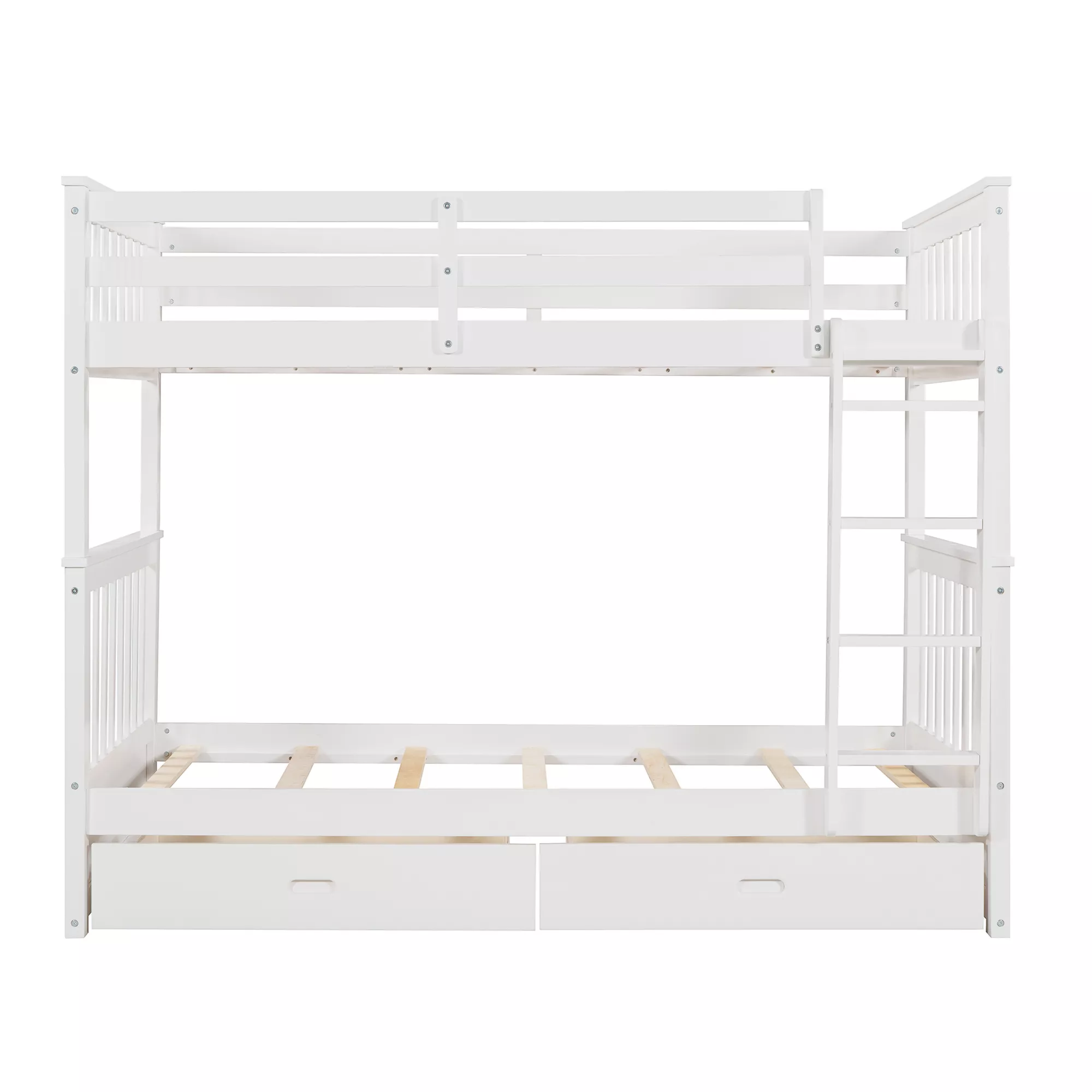 Merax Bunk Bed with Ladders and 2 Storage Drawers