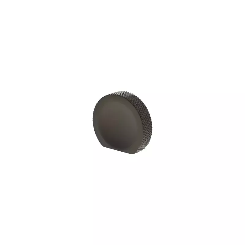 Millhouse Brass Eiffel Knurled Finger Pull Cabinet Knob Handle