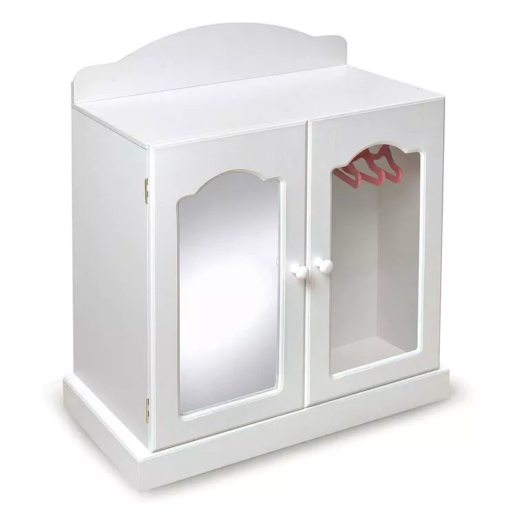 Mirrored Doll Armoire