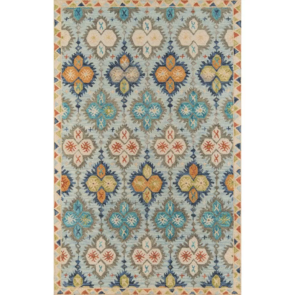Momeni Transitional Rectangle Area Rug, Blue,