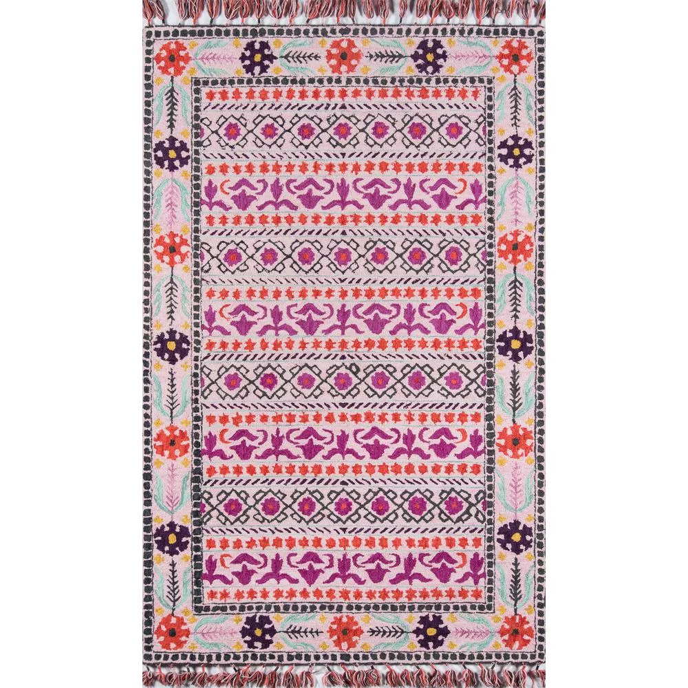 Momeni Transitional Runner Area Rug, Pink,Runner