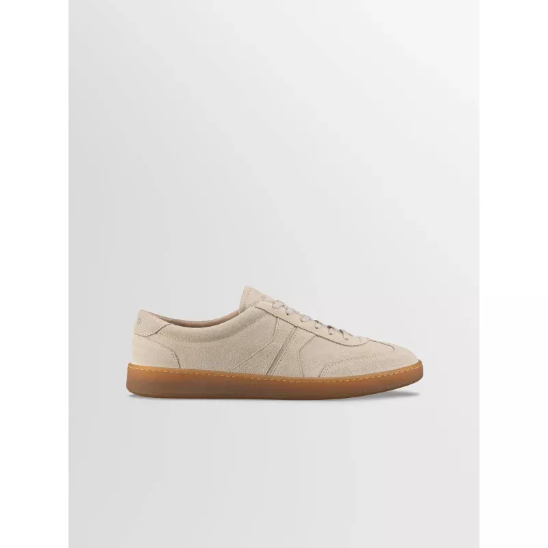 Monza Suede Sneaker in Papyrus