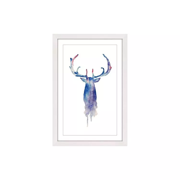 Moose Framed Painting Print