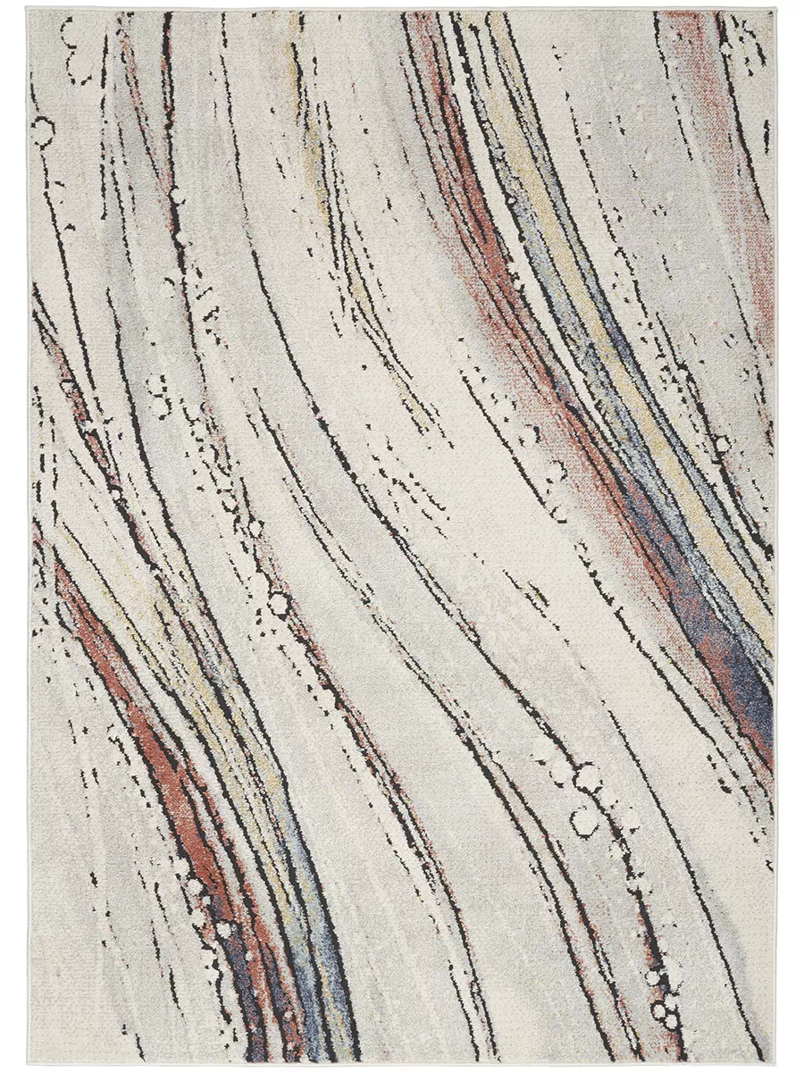 Motion MTT01 Ivory/Multicolor 5'3" x 7' Rug