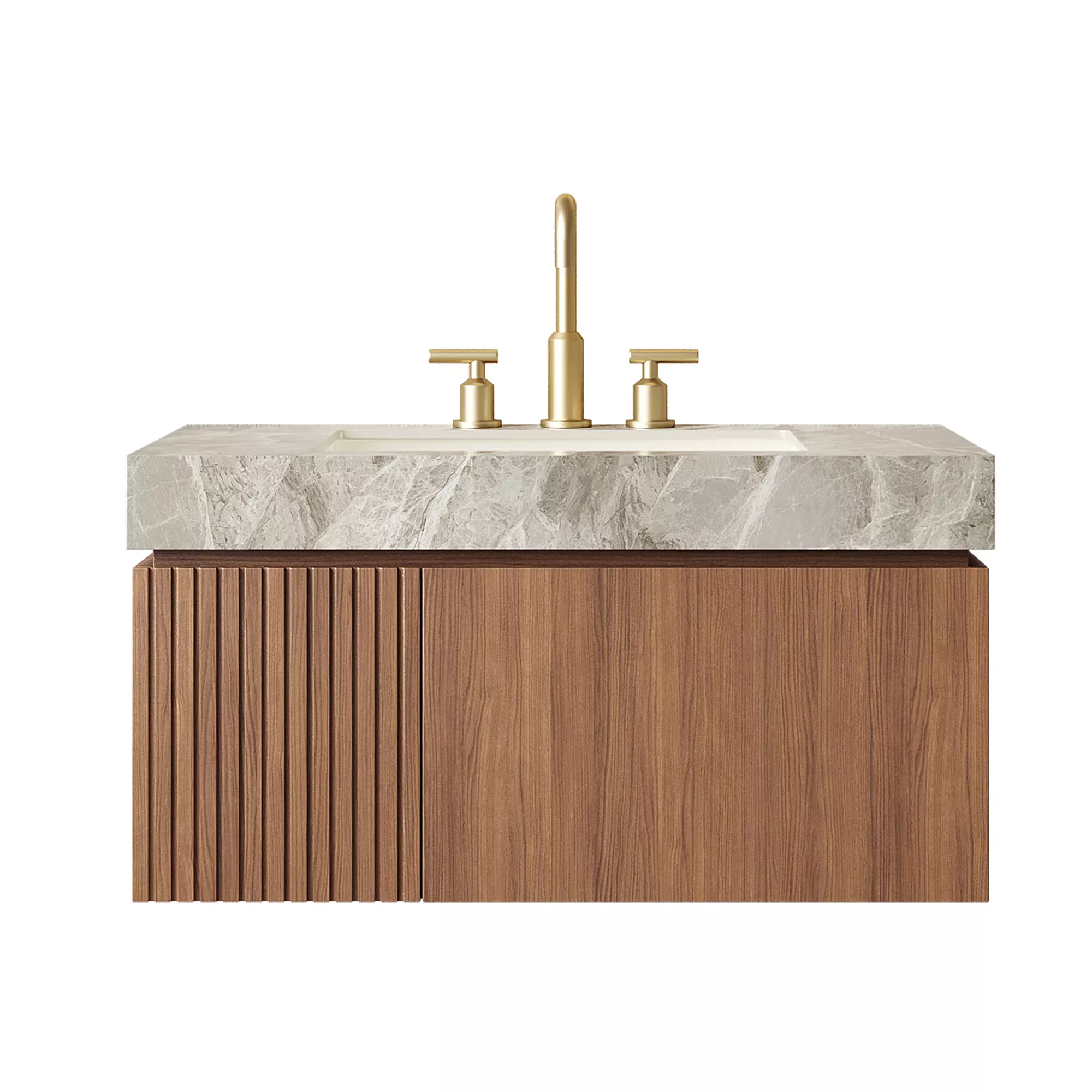 Mutfis Modern Wall-Mounted Bathroom Vanity