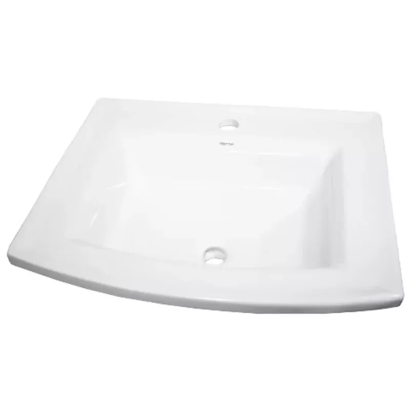Nantucket Sinks 23" Rectangular Drop-In Ceramic Vanity Sink