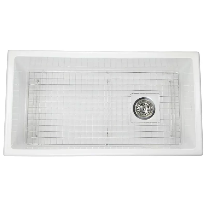 Nantucket Sinks 34" Undermount Fireclay Kitchen Sink