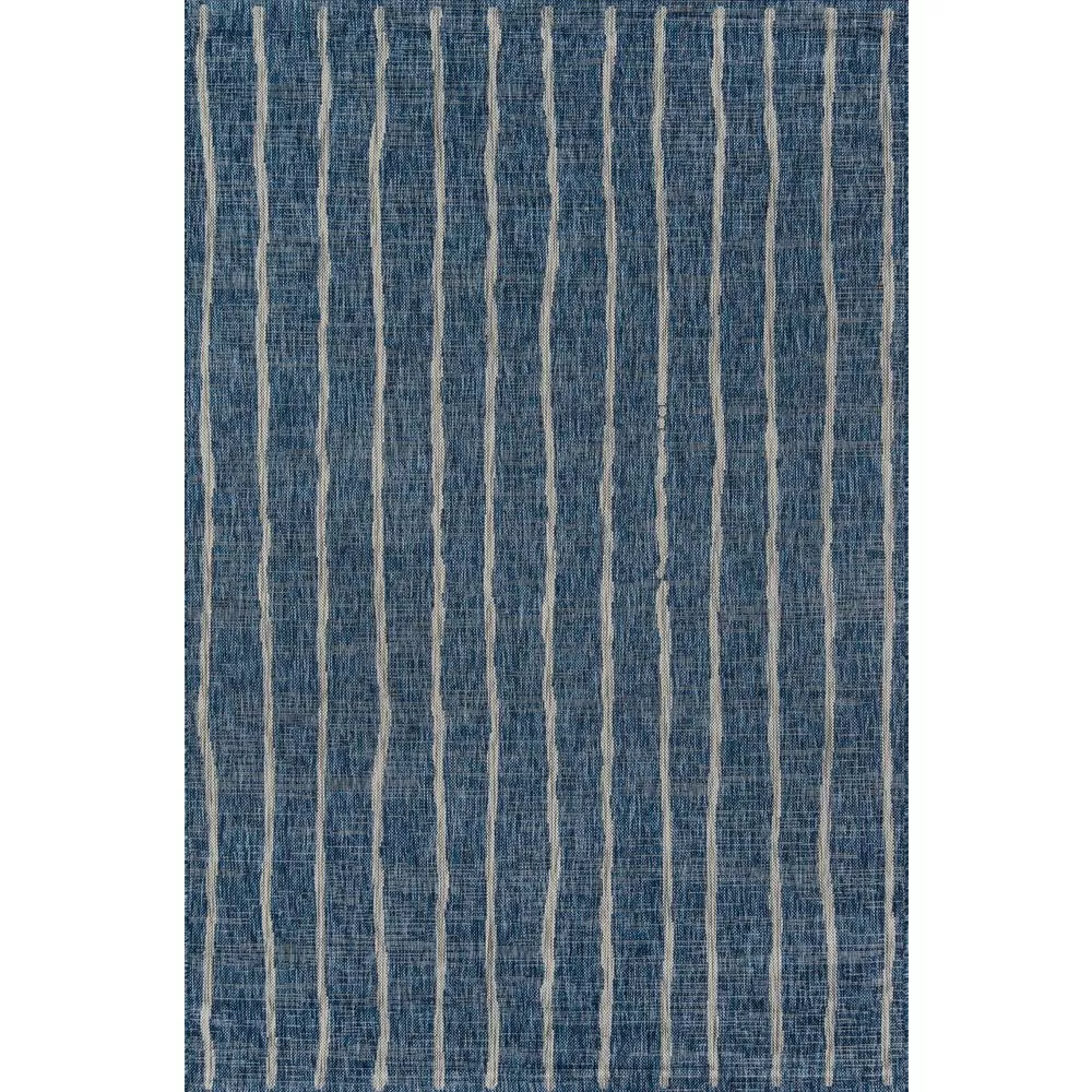 Novogratz Contemporary Rectangle Area Rug, Blue,