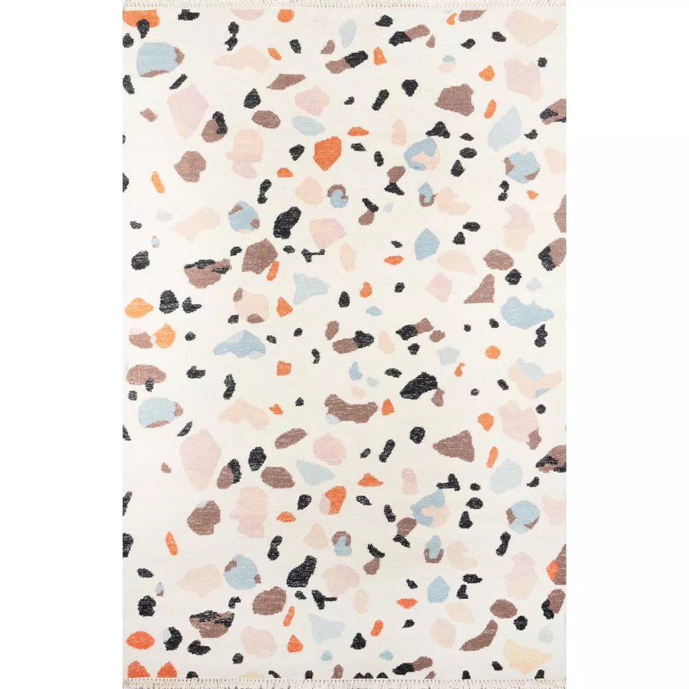 Novogratz Contemporary Runner Area Rug, Ivory,Runner