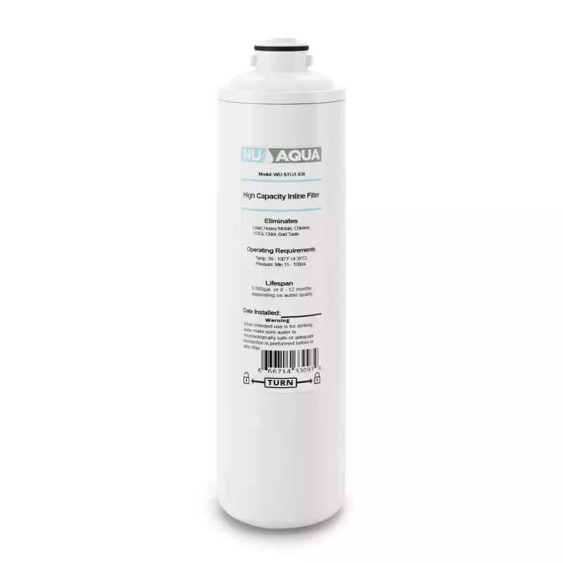 NU Aqua 3/8" Quick Change High Capacity Inline Replacement Filter