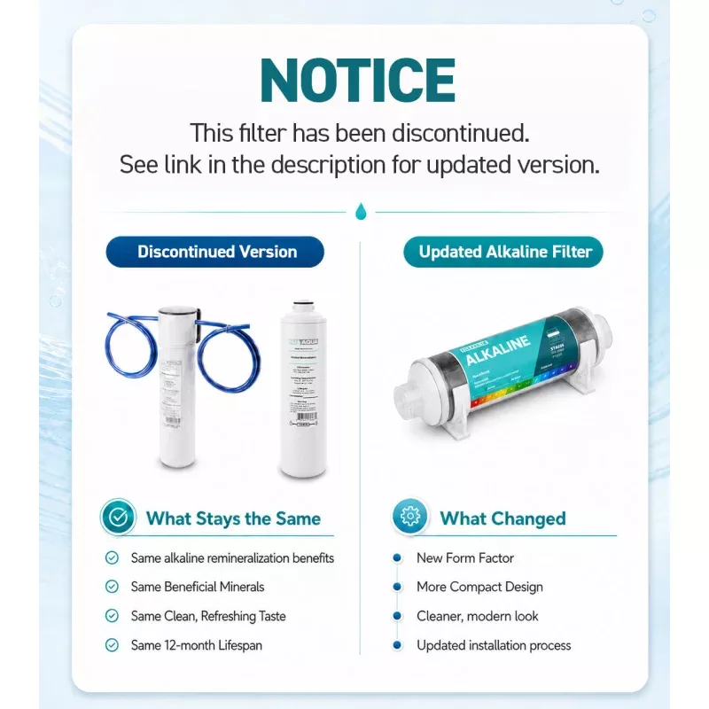 NU Aqua Undersink 1/4" Quick Change Alkaline Replacement