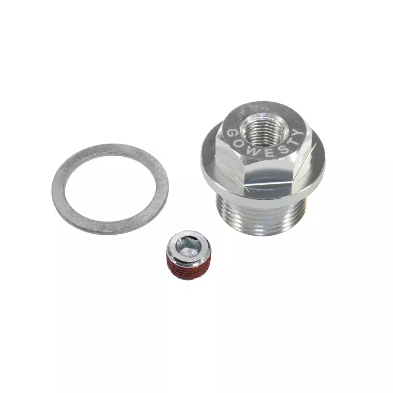Oil Pressure Relief Plug with External Hex and Threaded Port