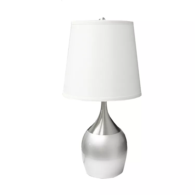 ORE International 24"H Silver Touch-On Table Lamp