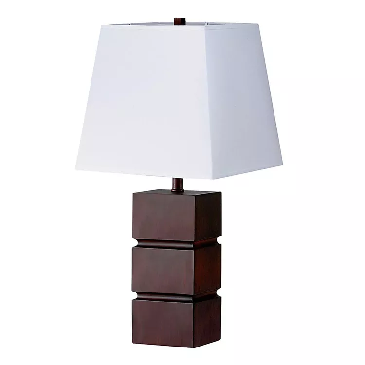 ORE International Table Lamp, Classic Cube Lamp