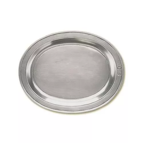 Oval Incised Tray, Multiple Sizes by Match Pewter