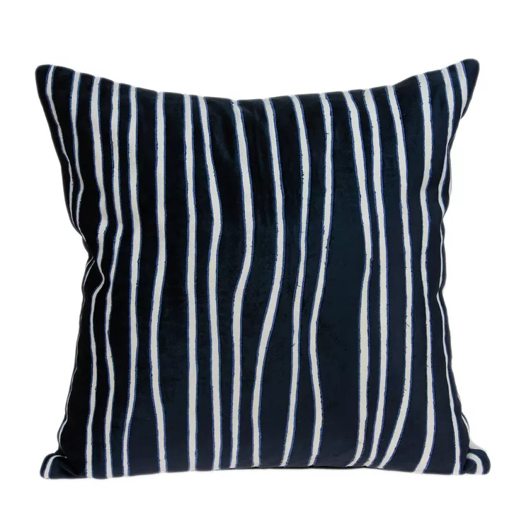 Parkland Collection Blue Throw Pillow Accent Decor