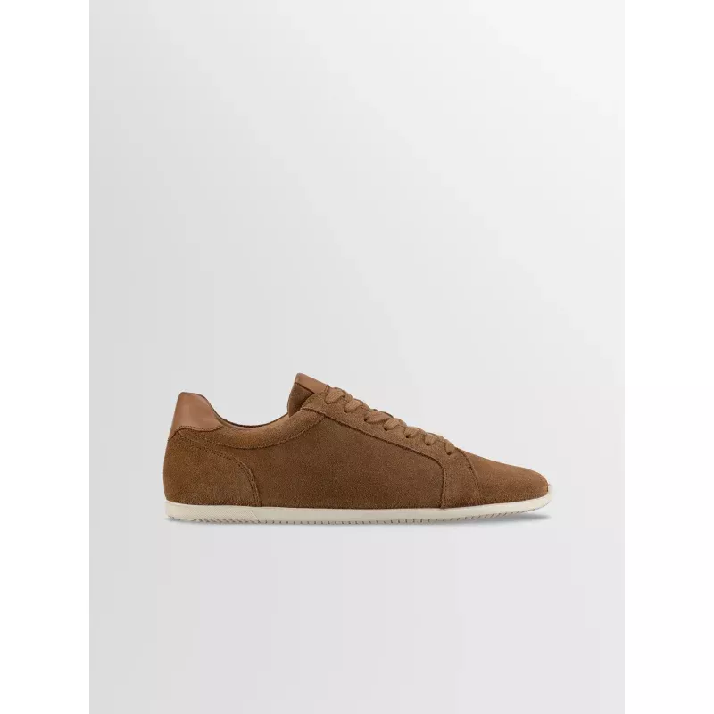 Parma Suede Sneaker in Cognac