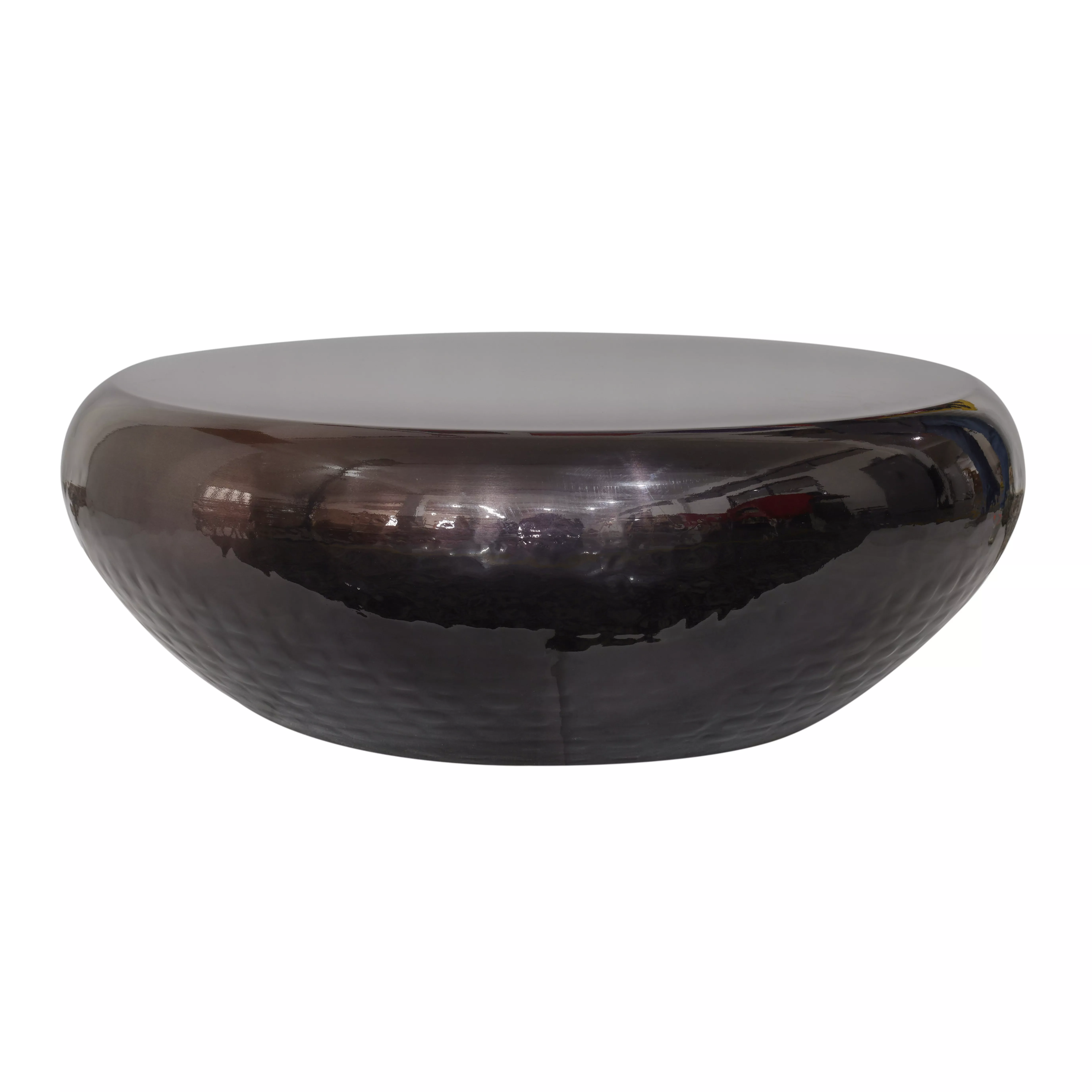 Pasargad Home Helios Hand-Forged Drum Coffee Table