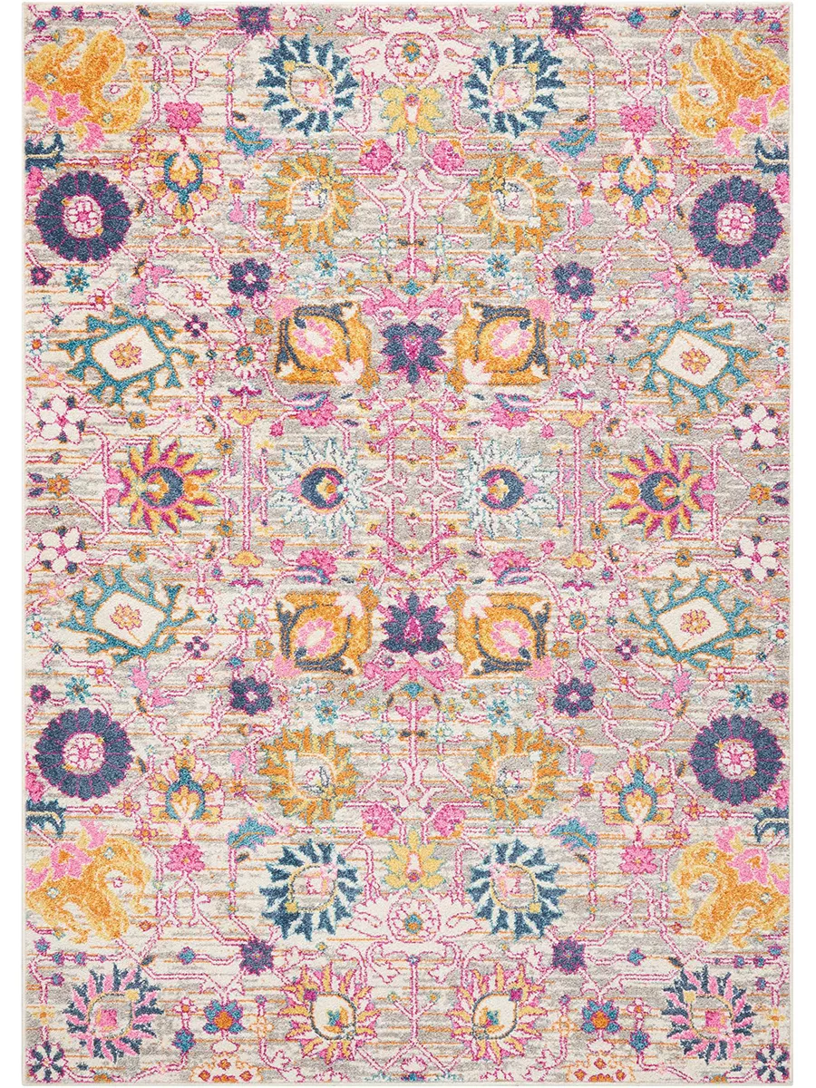 Passion PSN01 Silver 1'10" x 6' Rug