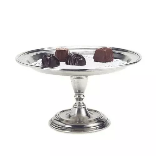 Pedestal Tray, Small by Match Pewter