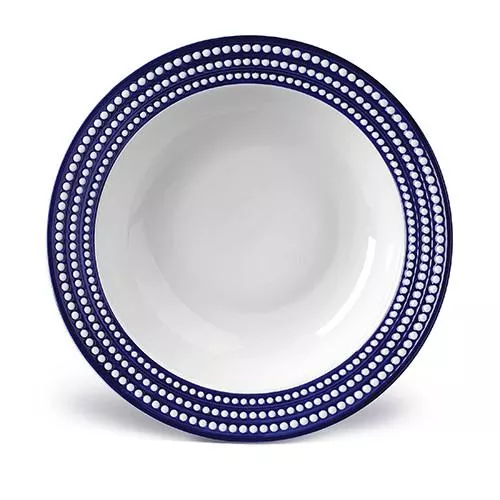 Perlee Bleu Rimmed Serving Bowl by L'Objet