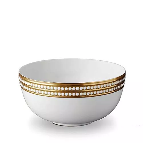 Perlee Gold Serving Bowl by L'Objet