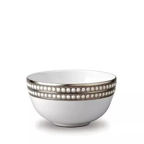 Perlee Platinum Cereal Bowl by L'Objet