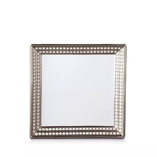 Perlee Platinum Square Tray by L'Objet