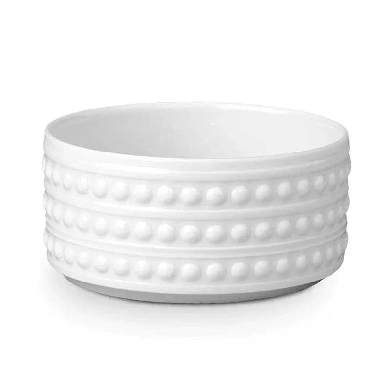 Perlee White Deep Bowl by L'Objet