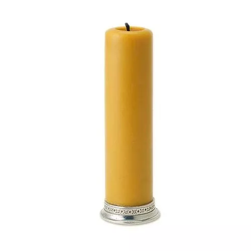 Pillar Candle Base by Match Pewter