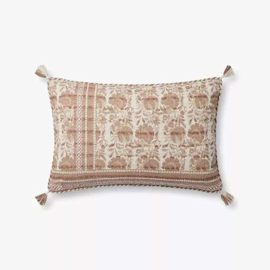 PLL0117 Blush/Ivory 13''x21'' Down Pillow