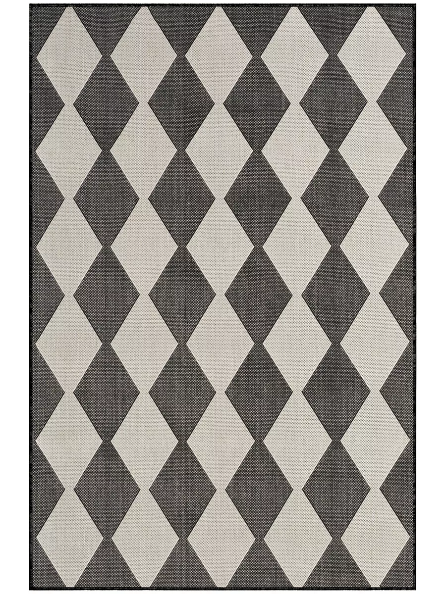 Positano POS04 Black 4' x 6' Rug