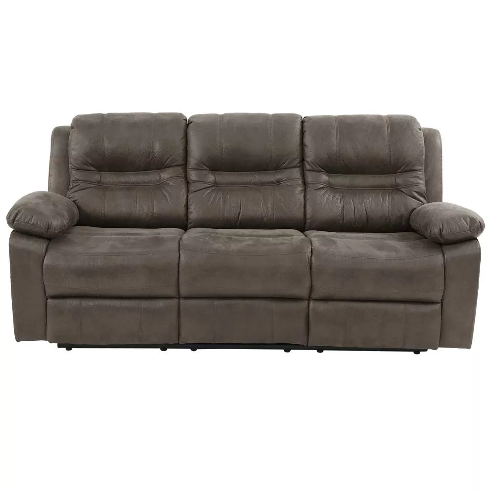 Poundex Power Motion Sofa, Gray
