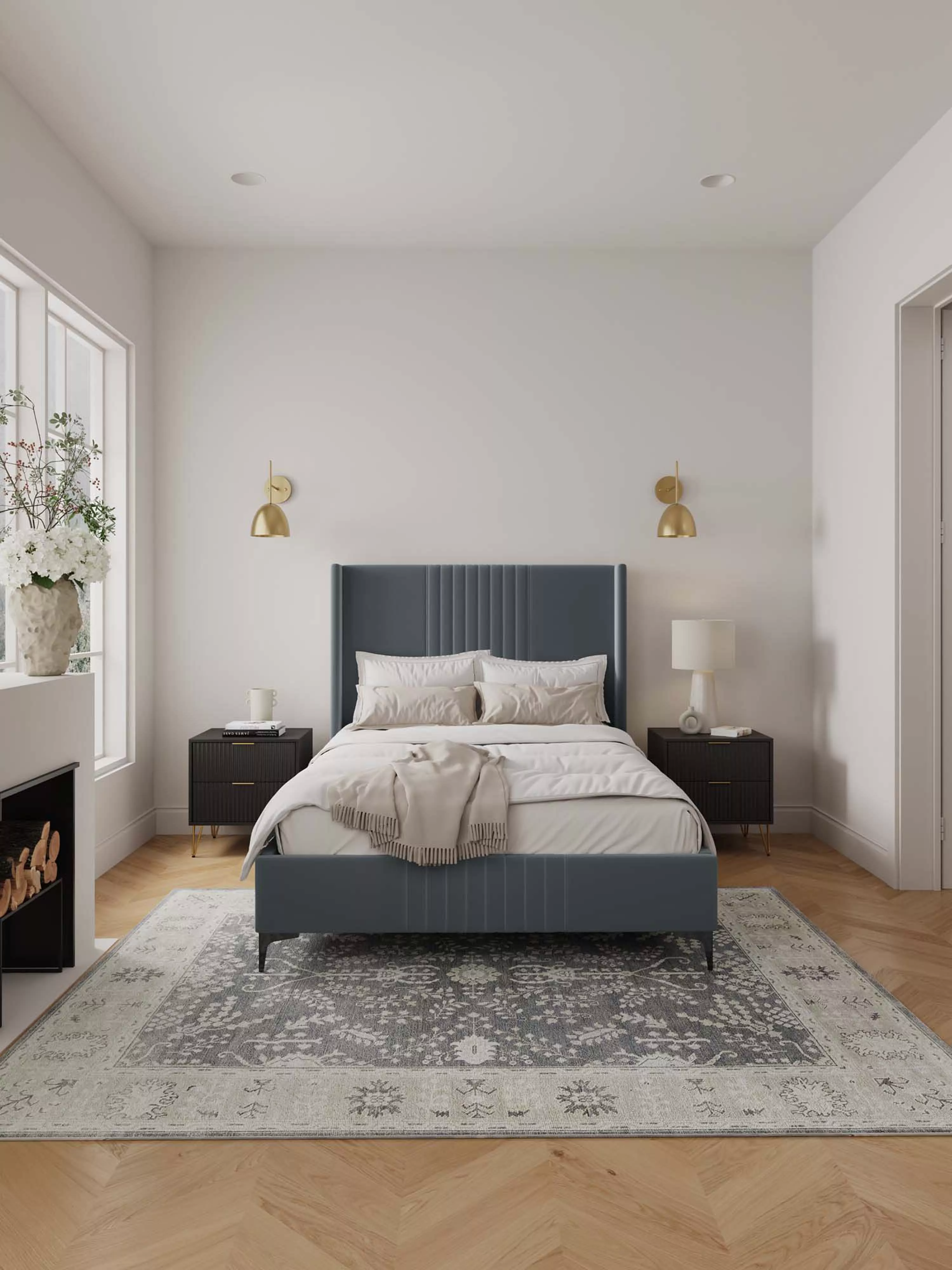 Promenade Gray Full Bed