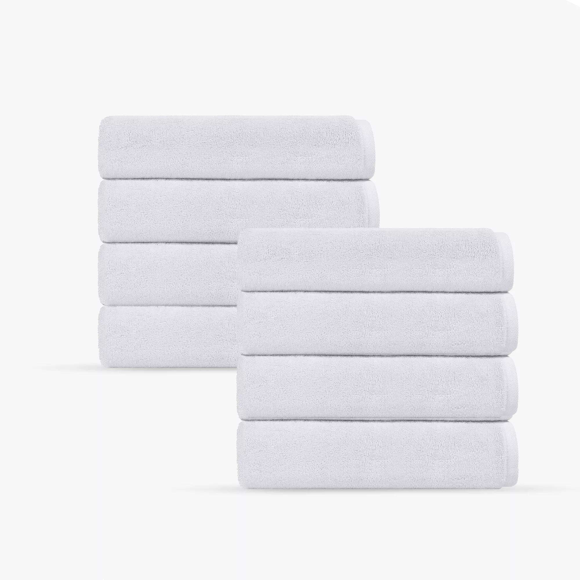 Puresoft 8 pcs Turkish Wash Towels Set