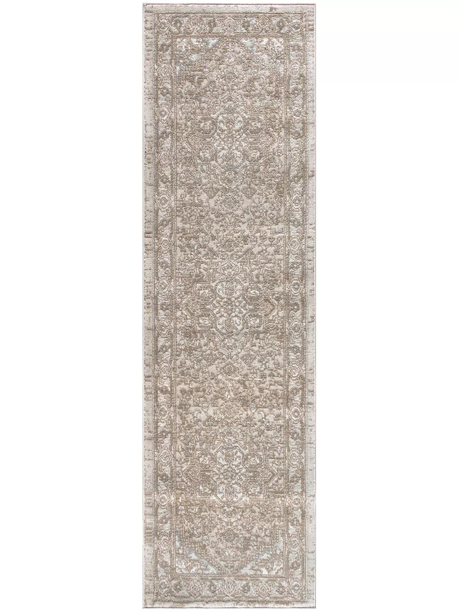 Quarry QUA05 Beige 2'2" x 7'6" Rug