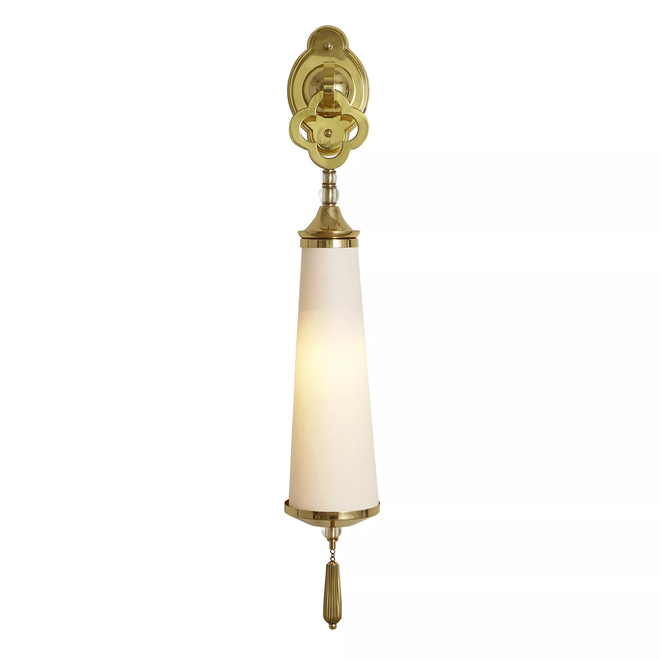 Quatrefoil Sconce Brass Hardwire
