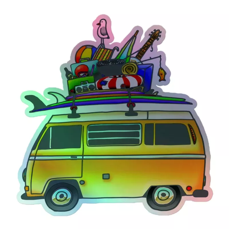 RAD Bus Holographic Sticker