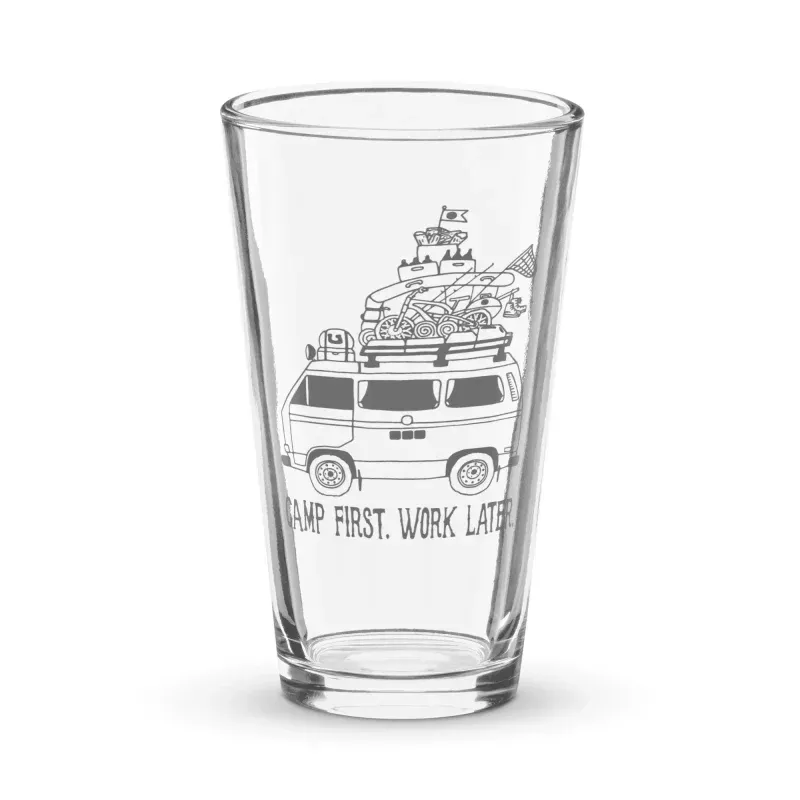 RAD Vanagon Shaker Pint Glass