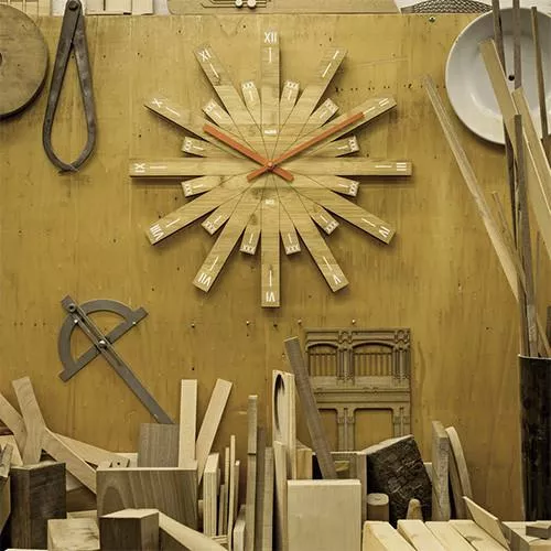 Raggiante Clock by Michele de Lucchi for Alessi