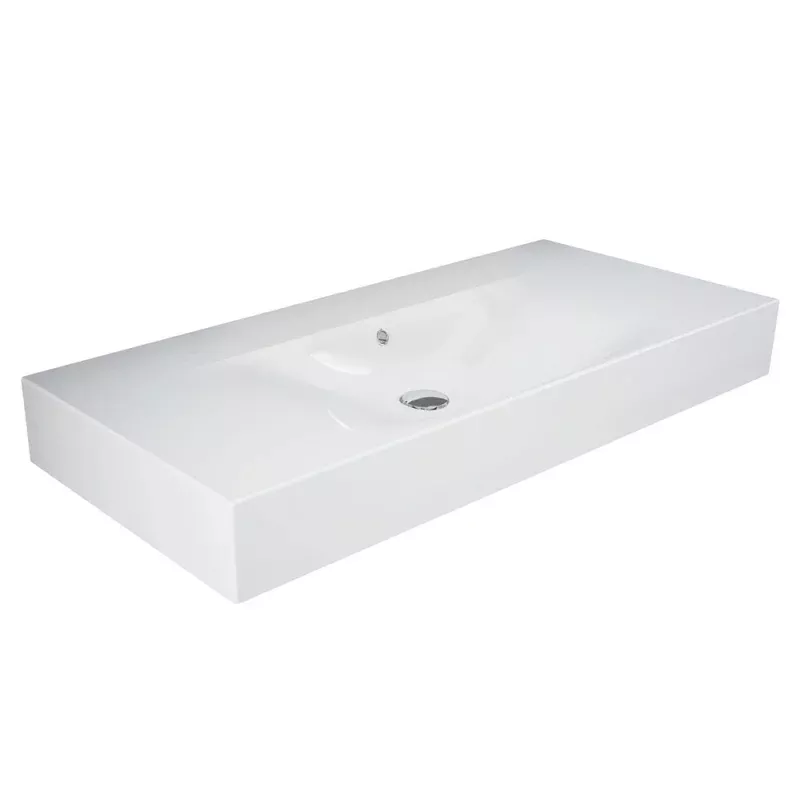 RAK Des 101 Wall Basin, No Tap Hole