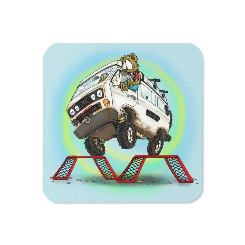Ramp Champ Cork-Back Coaster