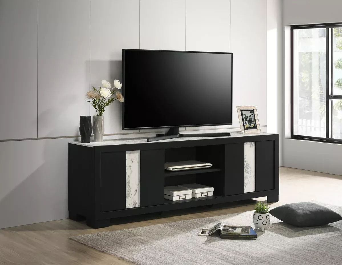 RANGLEY TV STAND-BLACK