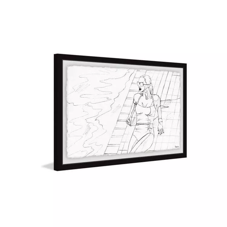 Ready to Dip Framed Painting Print