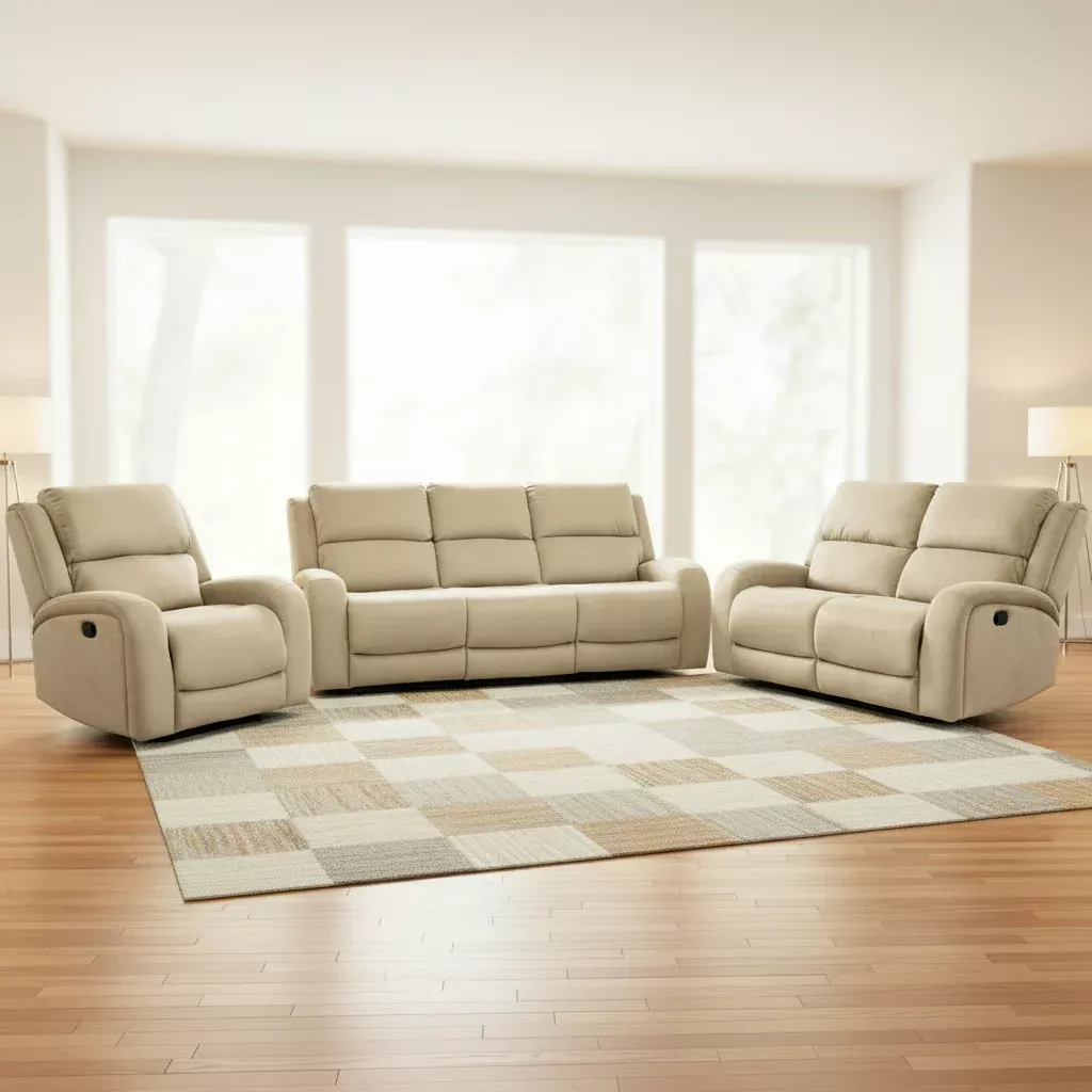 Reclining Sofa, Loveseat, & Recliner Set 8219