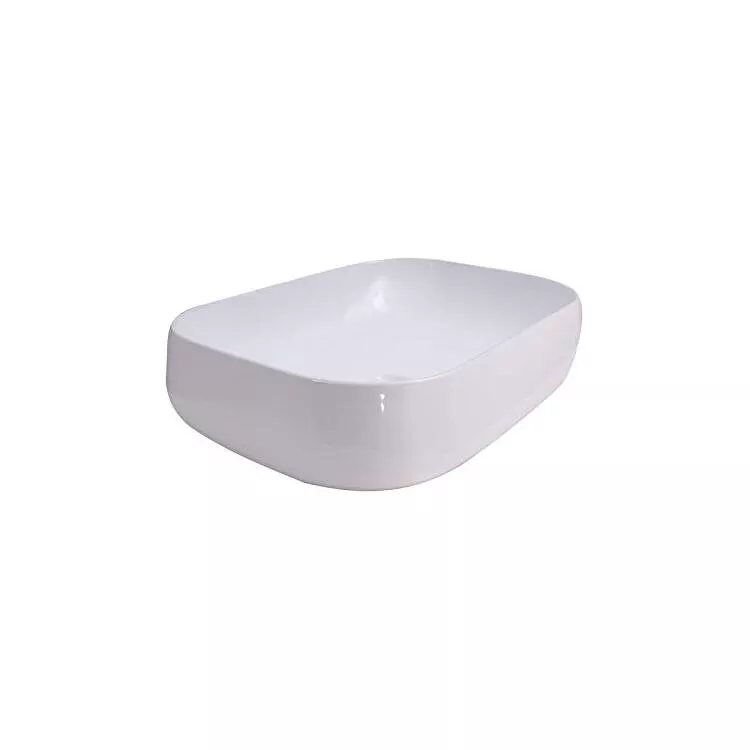 Rectangular Above Counter Basin with Vitreous China Construction - Barclay Products